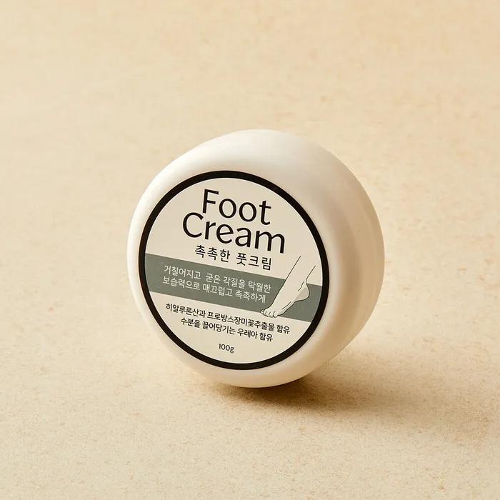 Foot cream that moisturizes and smoothes rough feet