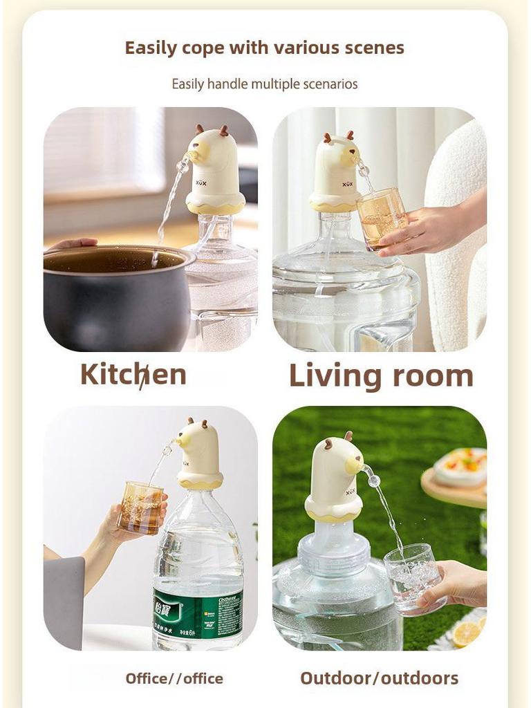 Electric Water Pump Dispenser: Automatic Mineral Water Suction & Discharge Artifact