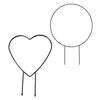 Plant Circle Trellis Climbing Plants Coated Wire Trellis Planter Insert Heart Shape Trellis Small