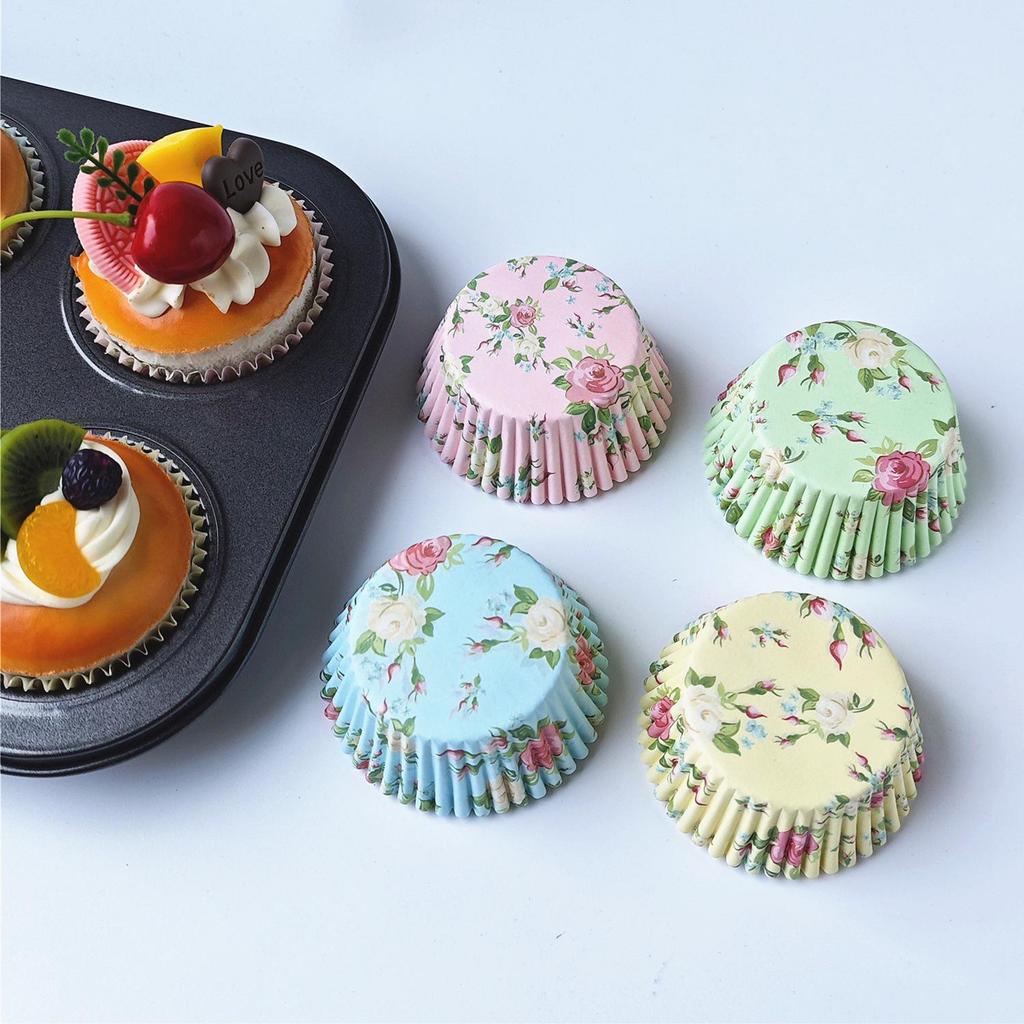 Xue Meiniang Multi-color Cake Paper Cups - 100 Sheets