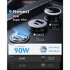 Caricabatterie da Auto USB C per Accendisigari da 90W, [PD45W&QC45W] Adattatore Caricabatterie Rapido per Auto, Adattatore Metallico Super Mini