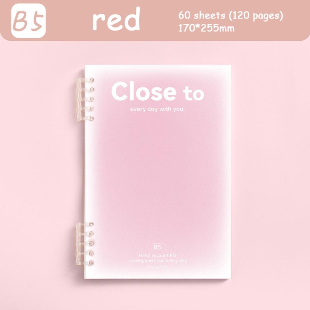 Horizontal Line Kawaii Loose-Leaf Notebook Loose Leaf Horizontal Line Notebook School Supplies
