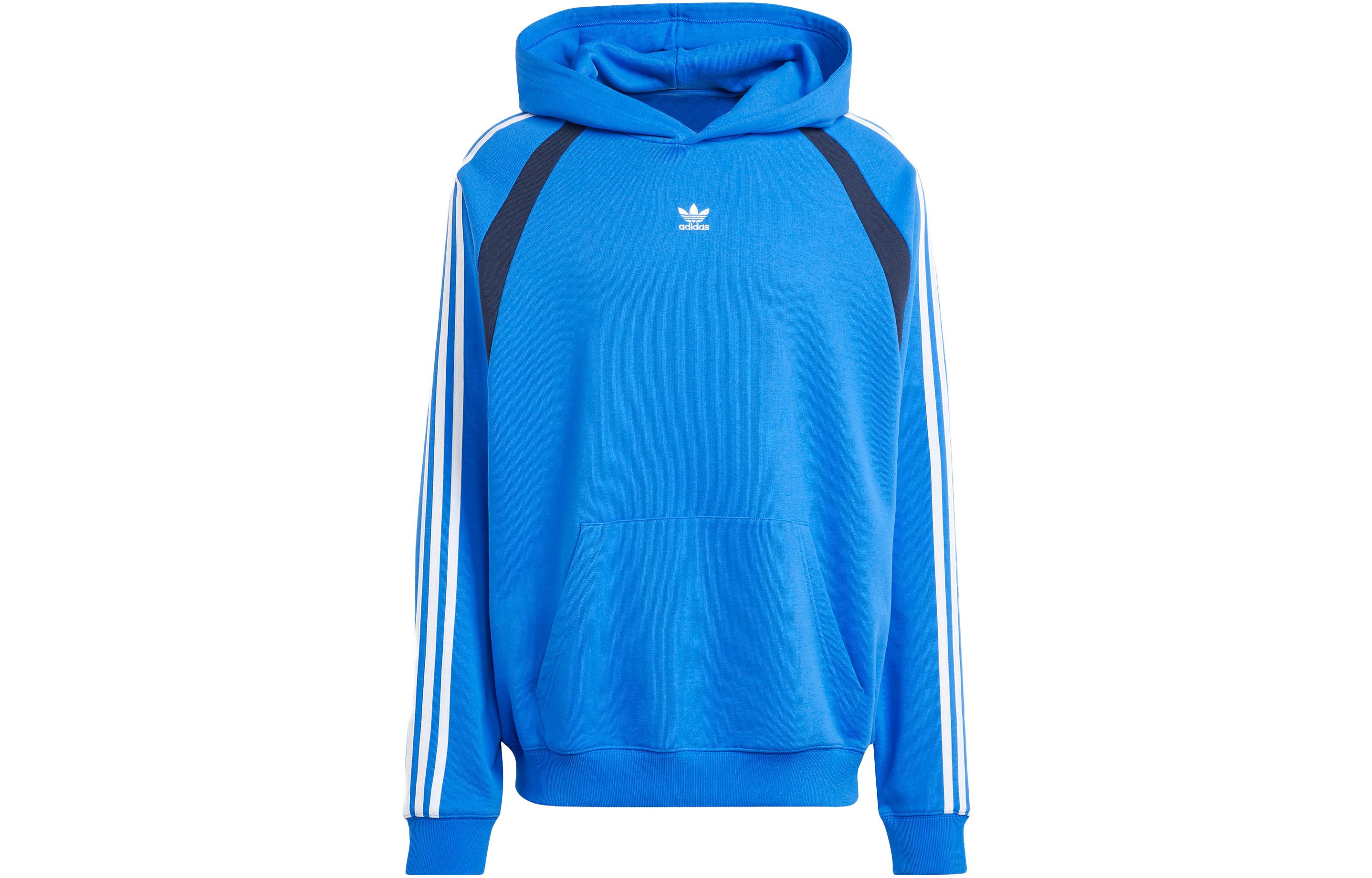 Свитшот Adidas Originals ADILENIUM Мужской Синий с рисунком Птичье перо IW3647 M
