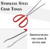 Heavy Duty Anti Slip Garbage Tongs Colorful Aluminum Allodurable Outdoor Pliers For Crab Fishing Magic Tool Long Fish Catcher