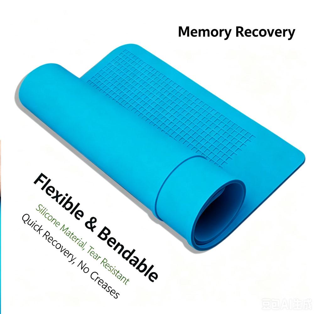 Magnetic Silicone Repair Pad with Screw Position Insulation for Phone Tablet Motherboard Soldering Station Work Hot Air Gun Pad