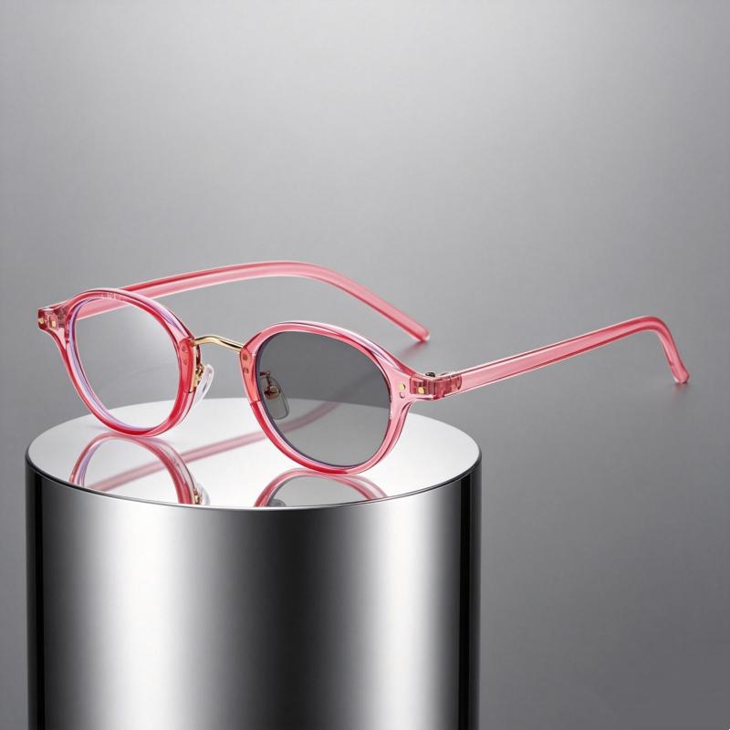 New Oval Frame Photochromic Anti-Blue Light Presbyopia Glasses  Women Men HD Lenses Presbyopia Eyewear for Readers Photochromic Far Sight Glasses