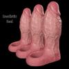 Large Thick Realistic Silicone Penis Sleeve, Stretchable Liquid Silicone, Soft Skin-Like Texture with Penis Ring, Reusable Adult Toy for Men & Couples