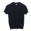 Cashmere 100% Short Sleeve Sweater 34/S Black PARIS Knit Women Used