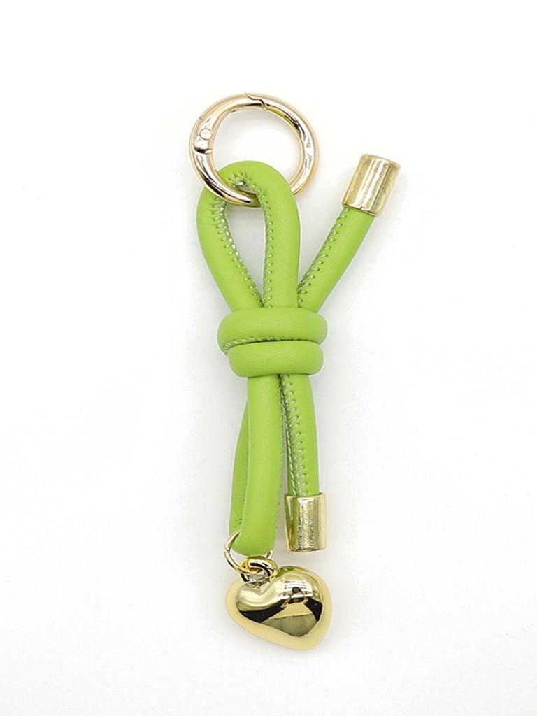 INS-Stil Gewebtes Lederseil Schlüsselanhänger & Schleifen-Taschenanhänger Lanyard