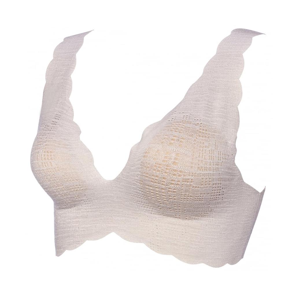 Triumph Sloggi Zero Feel Lace Half Top 7729 Large (Sugar Almond)