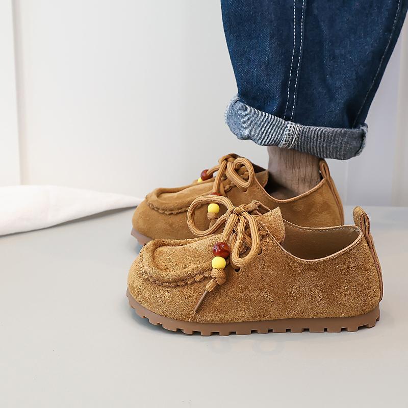 

Kids Casual Shoes for Girls New Autumn Toddler School Uniform Loafer Soft Sole Breathable Versatile Kids Outdoor Play Shoes 23 верблюд