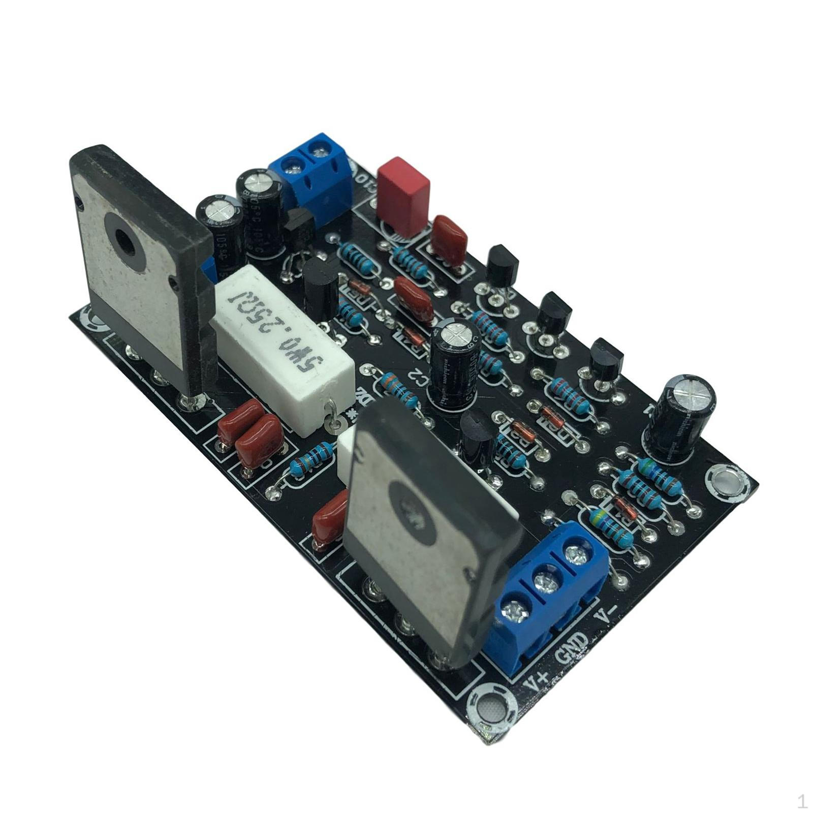 

Плата канального підсилювача PCB DC35V 2SC5200 + 2SA1943 для домашніх колонок