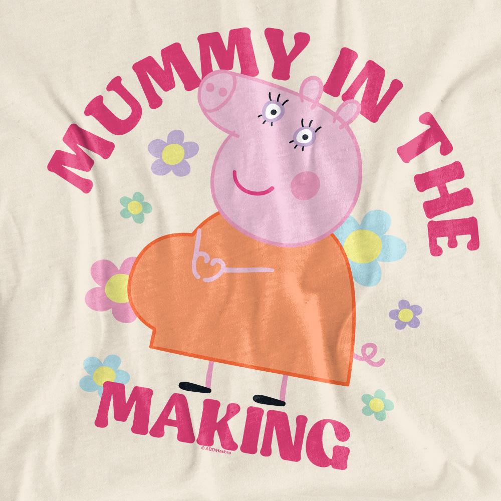 Peppa Pig Unisex Adult Mummy In The Making Mummy Pig T-Shirt