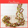 Elegant Autumn Small Peony Ivy Leaf Vine Fake Plant Garland For Home Dcor