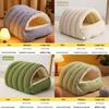 Cama Aconchegante Isolada Para Animais de Estimação Com Capa Removível Para Uso no Inverno Adequada Para Gatos e Cães Pequenos