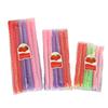 12 Candy-Colored Spiral Candles: Twisted, Smokeless, Long-Stem for European Candlesticks - Perfect for Weddings and Birthdays