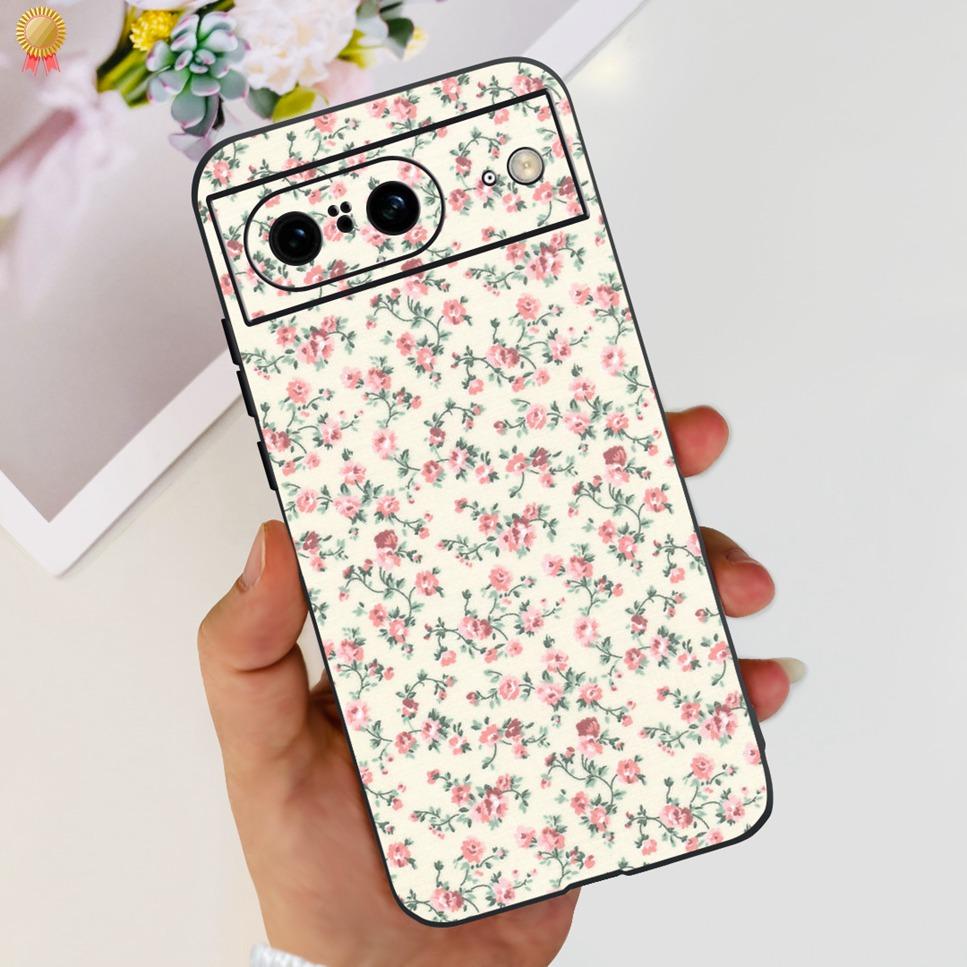 For Google Pixel 8 Pro Case Cute Cartoon Silicone Shockproof Back Cover For Google Pixel 8 Pro 8Pro Phone Case Bumper Funda Capa