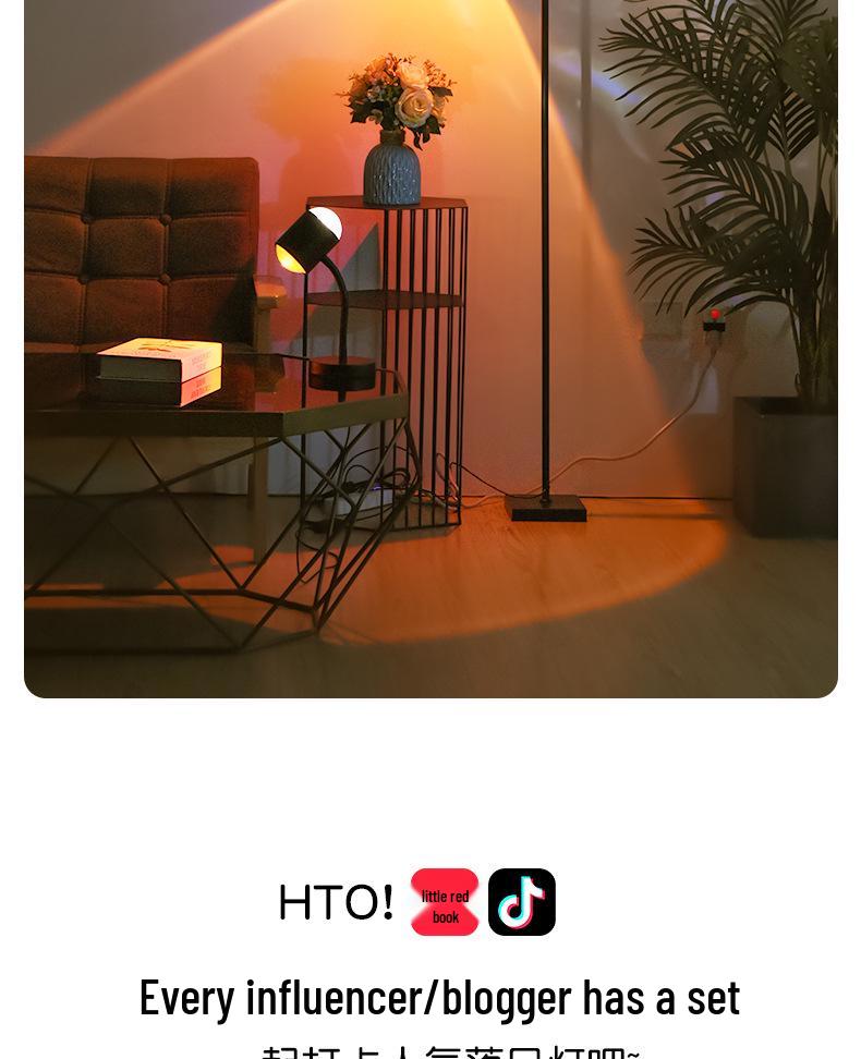 Popular Ripple Sunset Projection Lamp for Ambient Decor In Living Rooms & Bedrooms