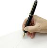 Gullor X159 Fine Nib Fountain Large Gold Gift Black Pen, Acrylic, Size, Trim, Boxed,