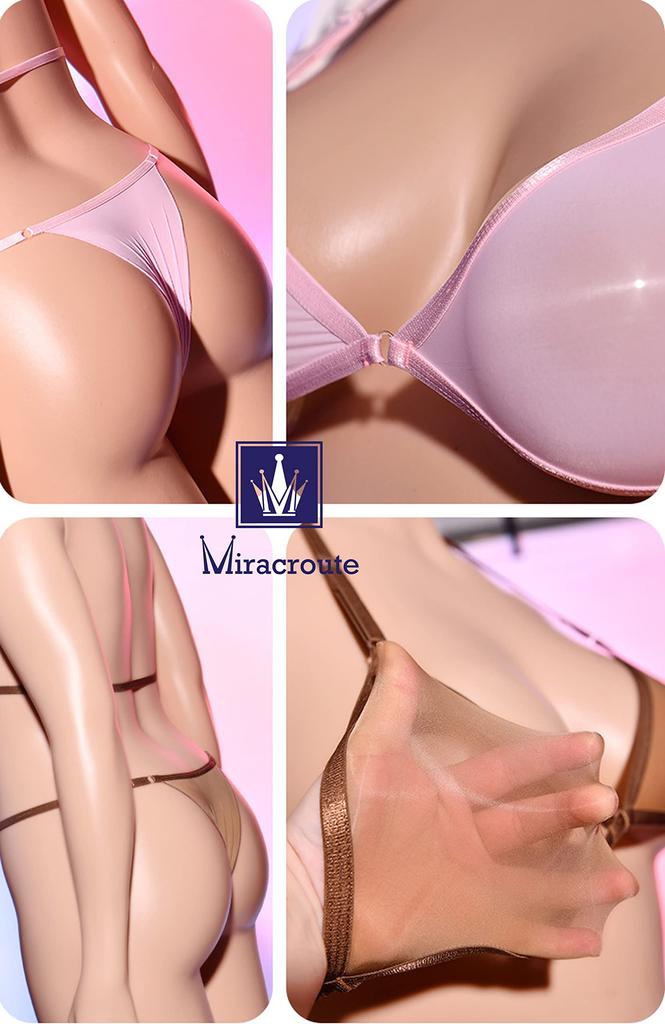 Transparent Stockings Bra Shorts Set String Panties Bra Cute Sexy Lingerie Hanging Neck Erotic Love Doll Real Doll Present Extreme Underwear Swimsuit