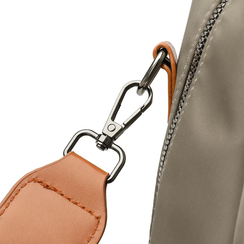 Stylish Nylon Backpack for Women – Lightweight & Water-Resistant Design with PU Accents and Multi-Pocket Storage, Ideal for Daily Use