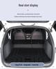 25 BYD Song Plus TPE Trunk Mat Set: Integrated, Foldable, Full Backrest.