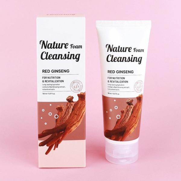 Pore Sebum Exfoliating Rich Foam Red Ginseng Foam Cleansing 150ml