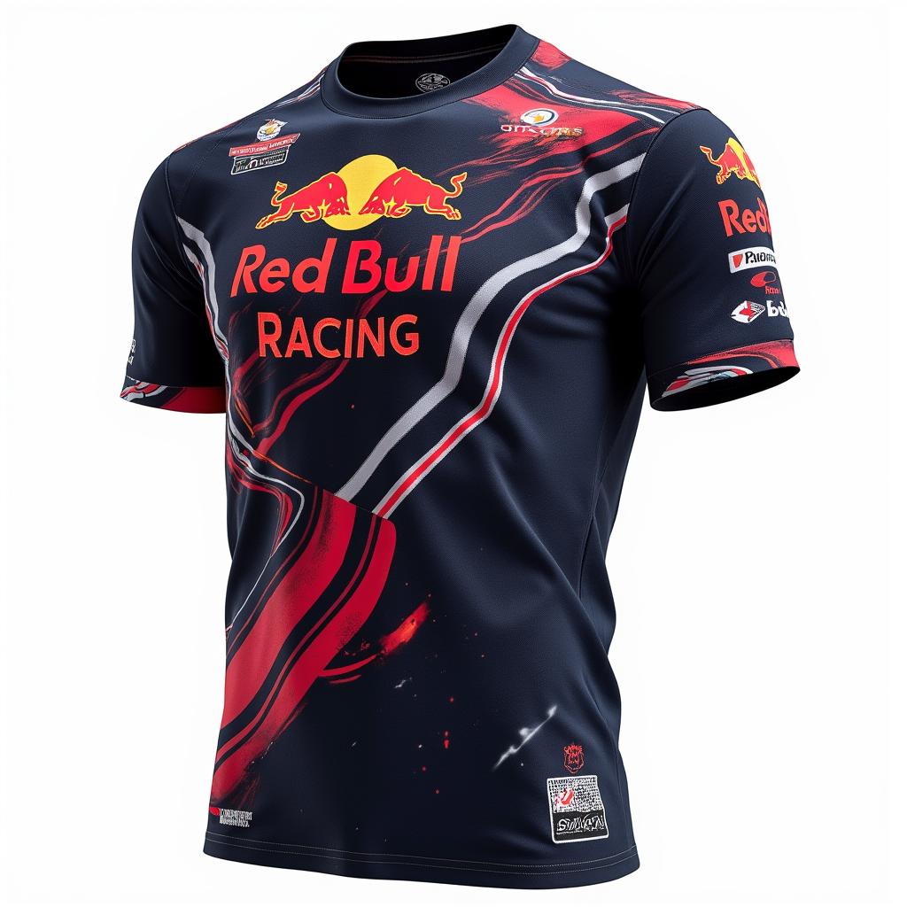Red Bull Racing 3D Men's T-shirt F1 Formula Racing Red Bull Racing Suit Extreme Sports High Quality Brand Training Suit