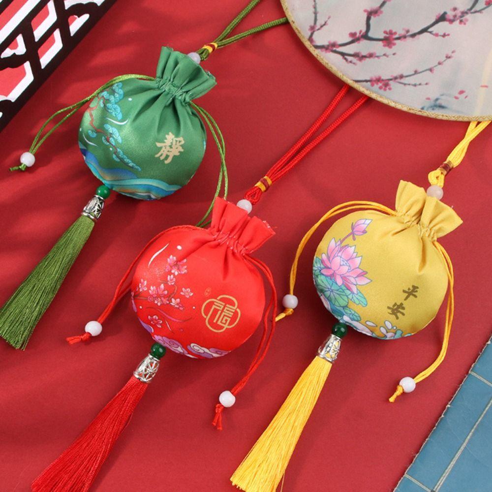 Dragon Boat Festival Bag Retro Pattern Sachet Ethnic Style Chinese Style Sachet  Car Hanging