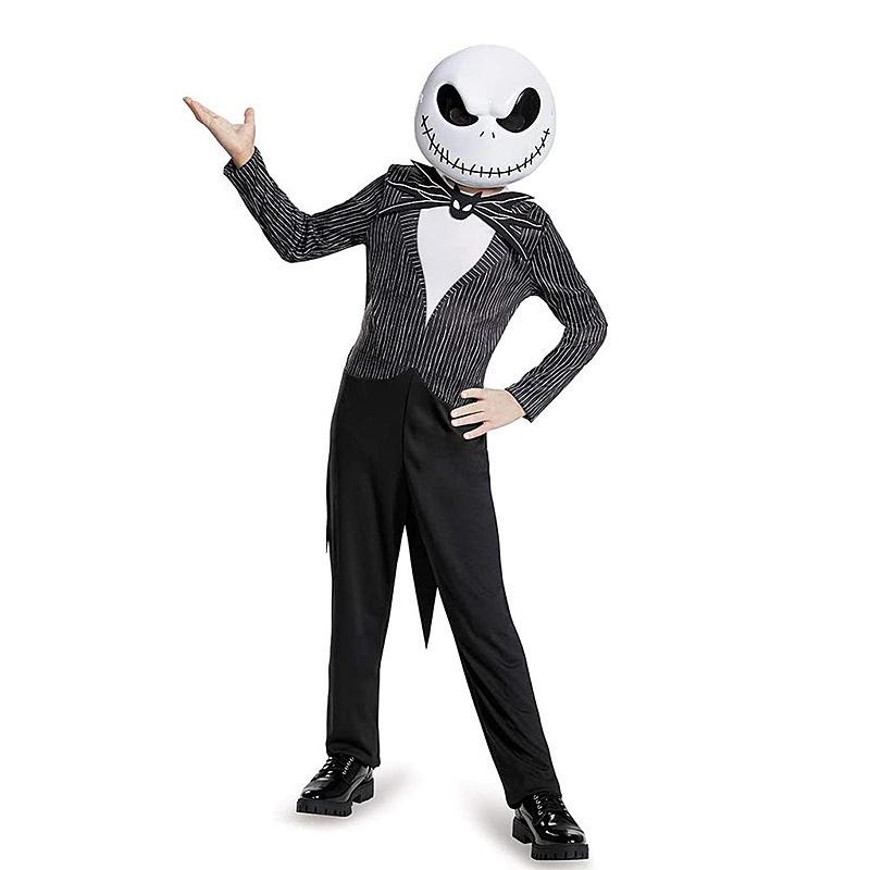 Before Nightmare The Christmas Jack Skellington Cosplay Childern Costume Party