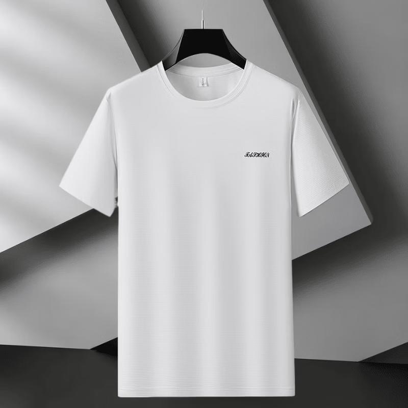 VEE KELLEN Men's Ice Silk Round Neck T-Shirt