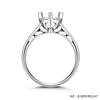 New Arrival 925 Sterling Silver Engagement Wedding Rings High Quality Rhodium Plated Zircon Women's Jewelry