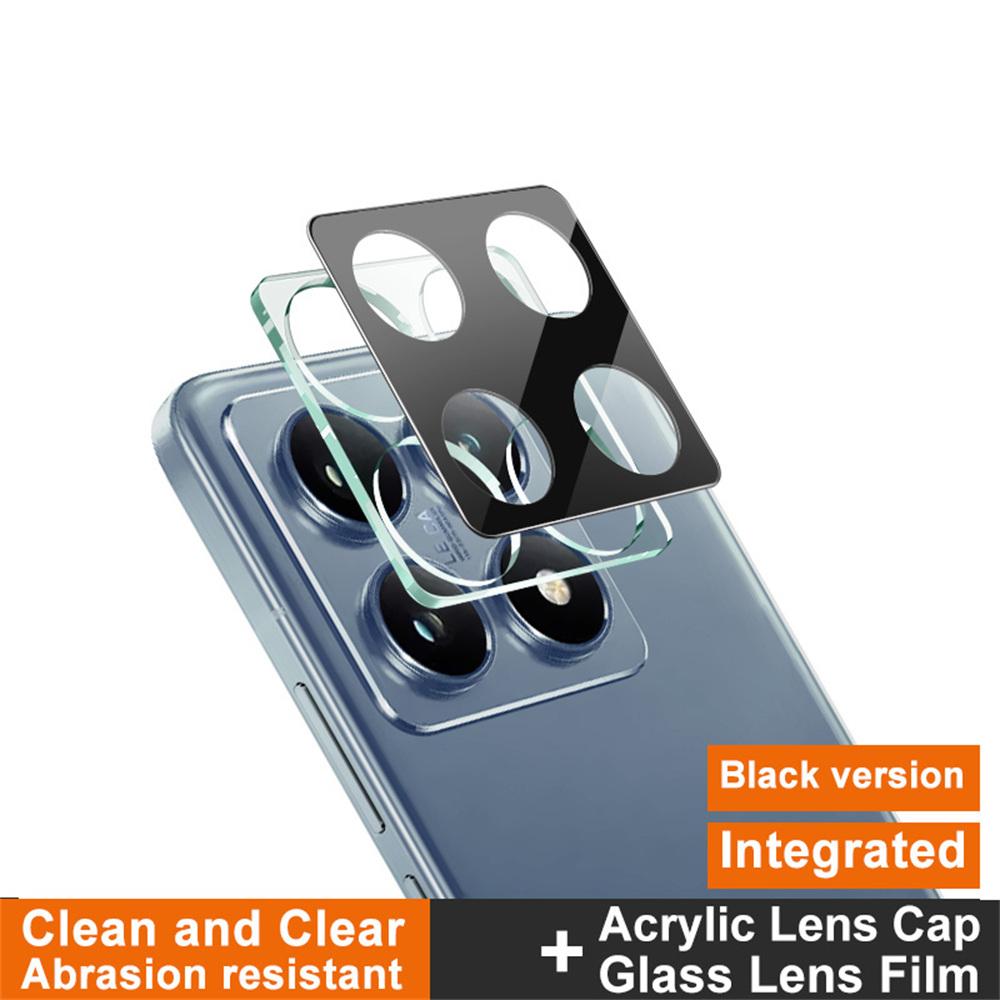 

IMAK For Xiaomi 14T Pro Tempered Glass Lens Film+Acrylic Cap (Black Version) Type A