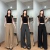 Spring/Summer Women's Slim Temperament Casual Long Suit Pants - Versatile & Petite-Friendly Design