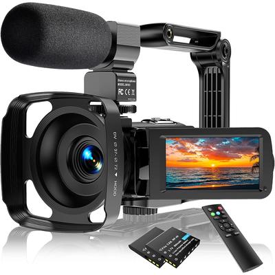 Infračervená kamera pro noční vidění 2,7K 30FPS 36,0 MP 3,0 dotyková obrazovka 16x digitální zoom s dálkovým mikrofonem Ruční stabilizátor 2 baterie