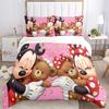 Custom 3pcs Mickey Minnie Love Bedding Sets For All Sizes New 123D Printed Bed Cover Comforter Duvet Cover Pillowcase Bedroom Decoration