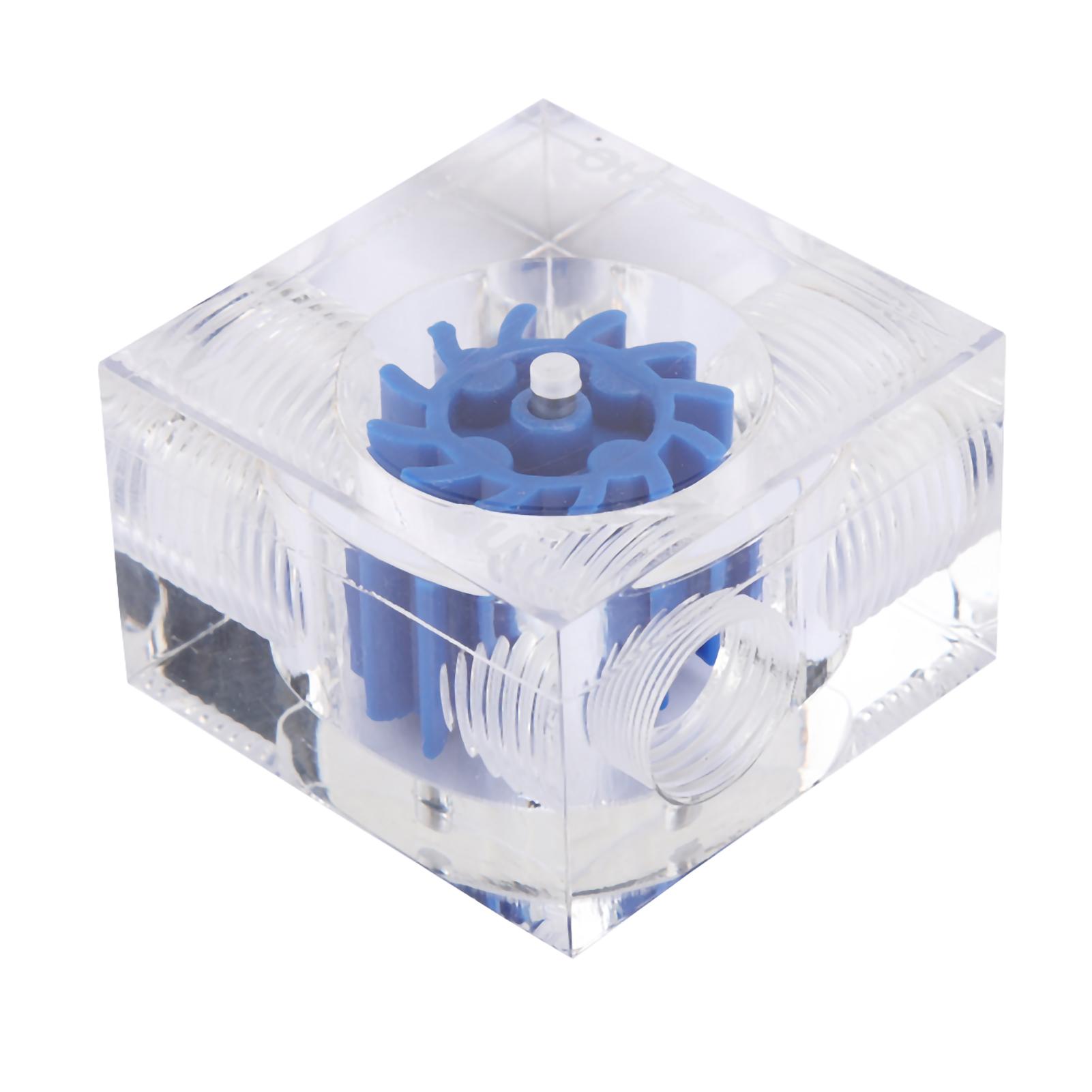 

Индикатор потока воды с водяным охлаждением, акриловая резьба G14in, компьютерные аксессуары LSJ PM3(синий ) синий