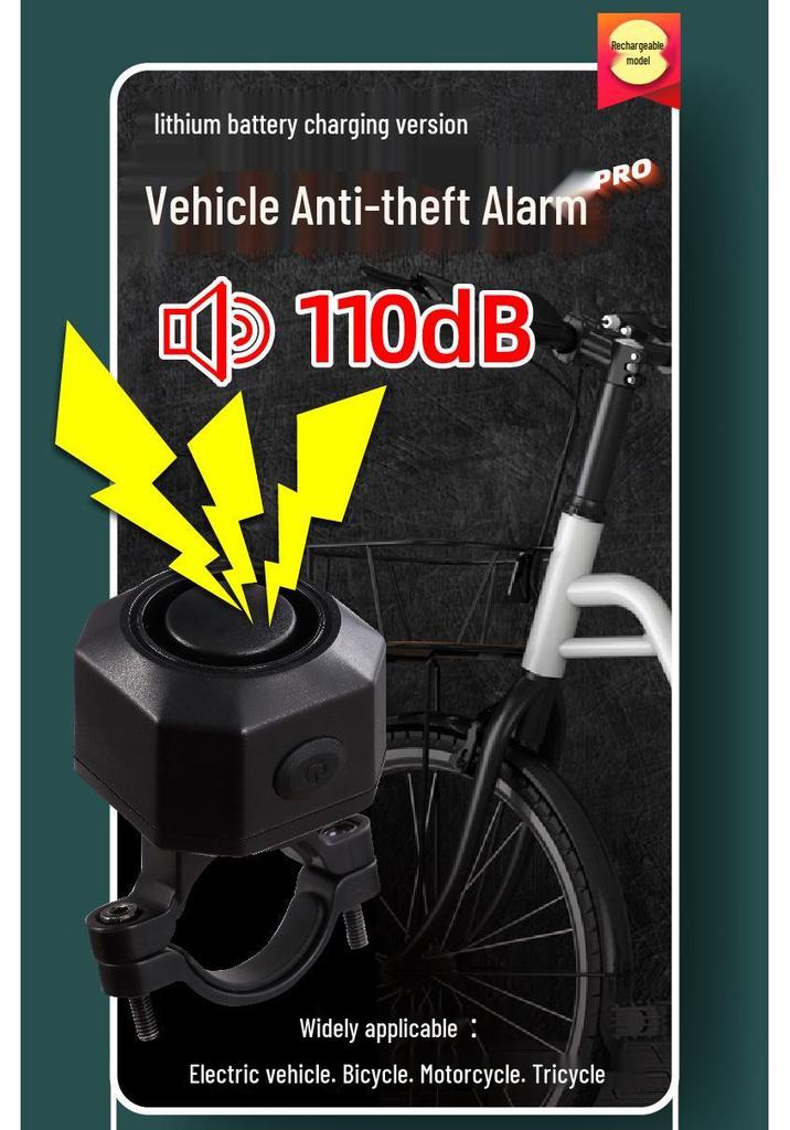 Intelligenter Diebstahlalarm für Fahrräder, Roller & Personal Transporter mit USB-Ladefunktion und Fahrzeugortung