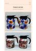Portable Floral 316 Stainless Steel Teapot with Large Capacity & Inner Liner