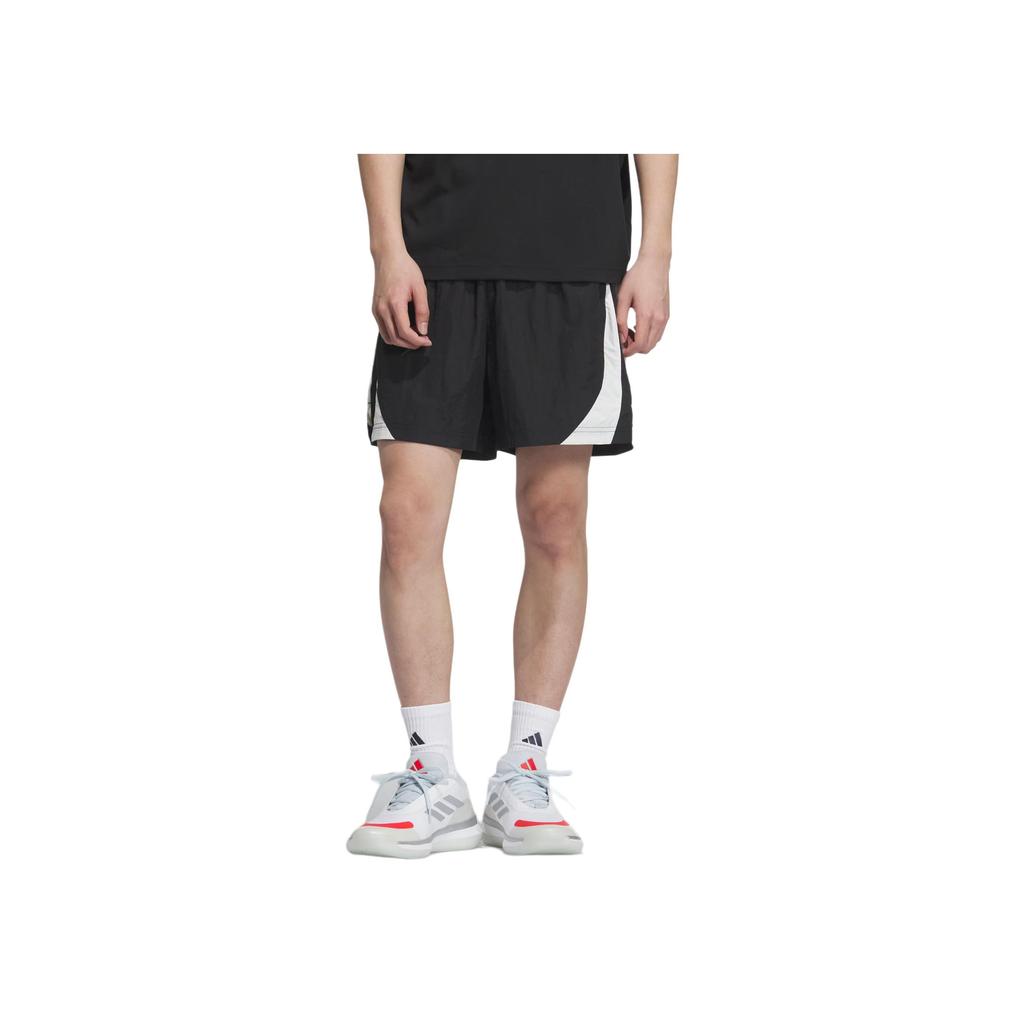 Adidas Basketball SS25 Woven Loose Fashion Soft Versatile Sports Basketball Pants Men Bottoms KE5908