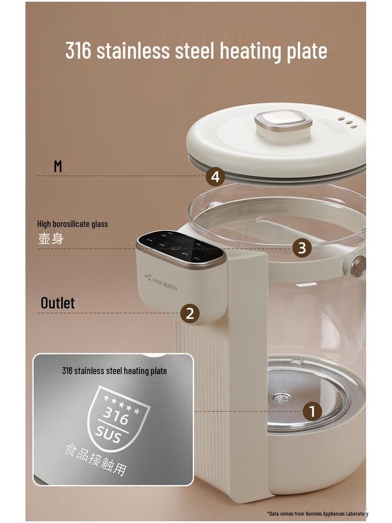 Banny Rabbit 5L Baby Water Kettle: Constant Temperature, Milk Powder Maker, Warmer, and Quantitative Dispenser