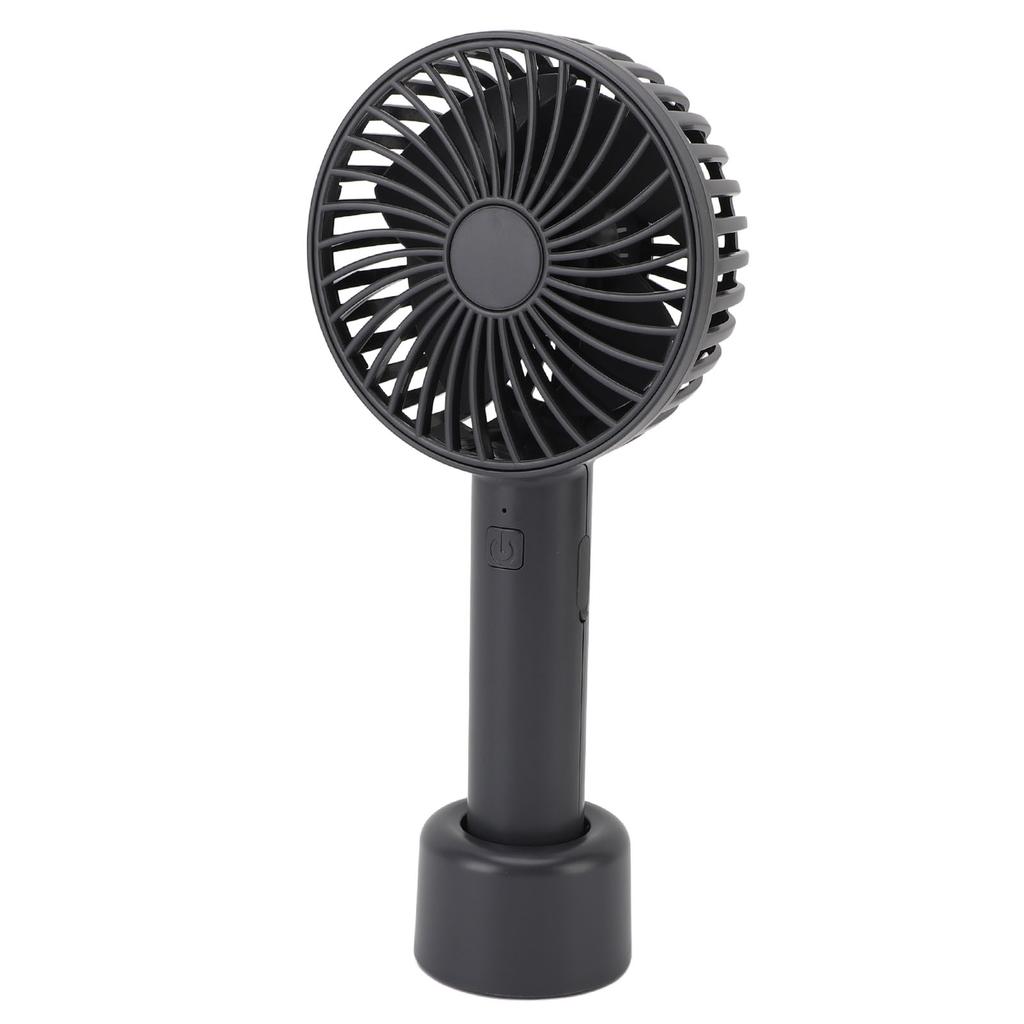Handheld Fan Quiet Long Lasting Running Rechargeable 3 Speed Portable Fan with Lanyard Base for