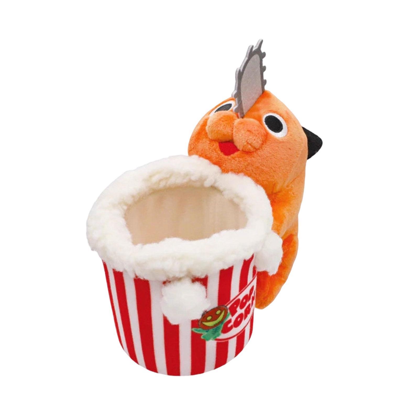 

Милое плюшевое ведерко для попкорна, связанное с анимацией One Size