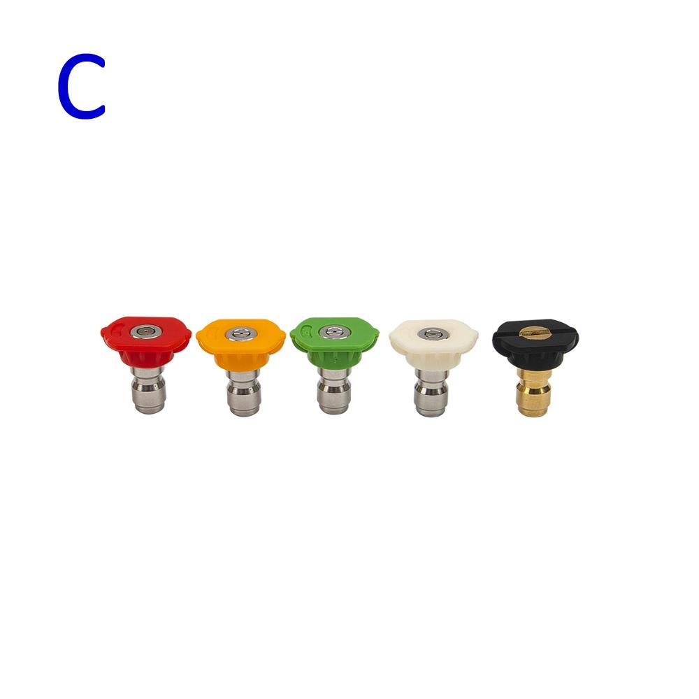 

Насадки для мойки высокого давления, насадки для мойки автомобилей, насадка с быстрым соединением 1/4 , зажим для ремня, набор насадок 1/4