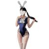 Night Cat Bunny Pure Erotic Lingerie Cute Sweet Onesie Bow Seduction College Uniform Free Set