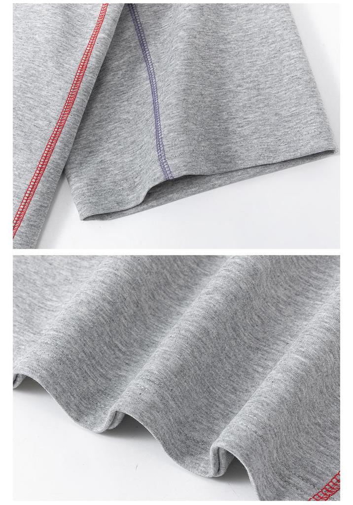 Men's Plus Size Casual Hong Kong Style Summer Sportswear Set: Loose Round Neck T-Shirt & Short Sleeve Capris 2-Piece.