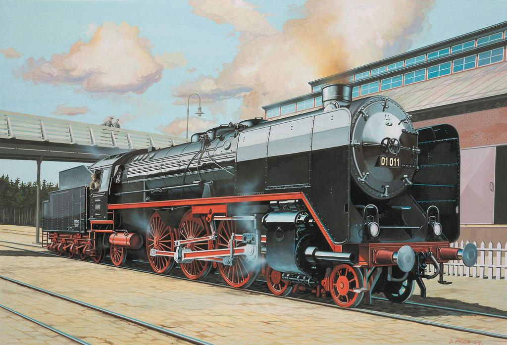 German Revell 1/87 BR1 & Tender 2'2" T30 02172 Plastic Model
