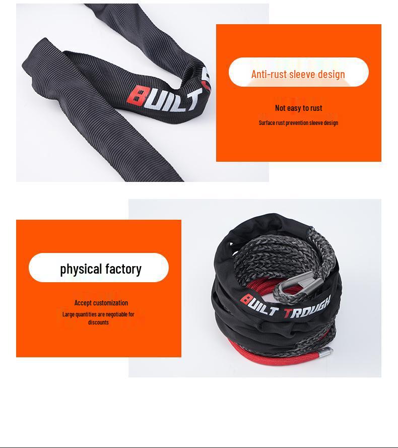 Heavy-Duty Off-Road Emergency Tow Rope