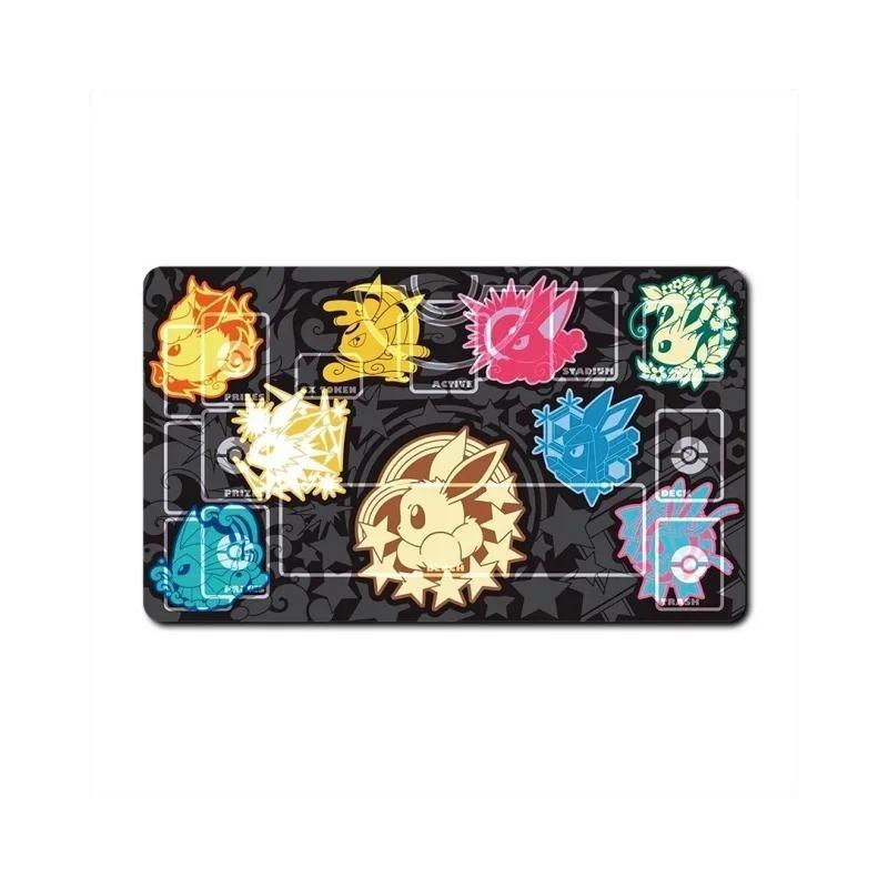 Pokemon Sylveon Glaceon Self Made Anime Game Characters Gifts Toys Classic Series Cards Pad Rubber Collection Card Dueling Mat