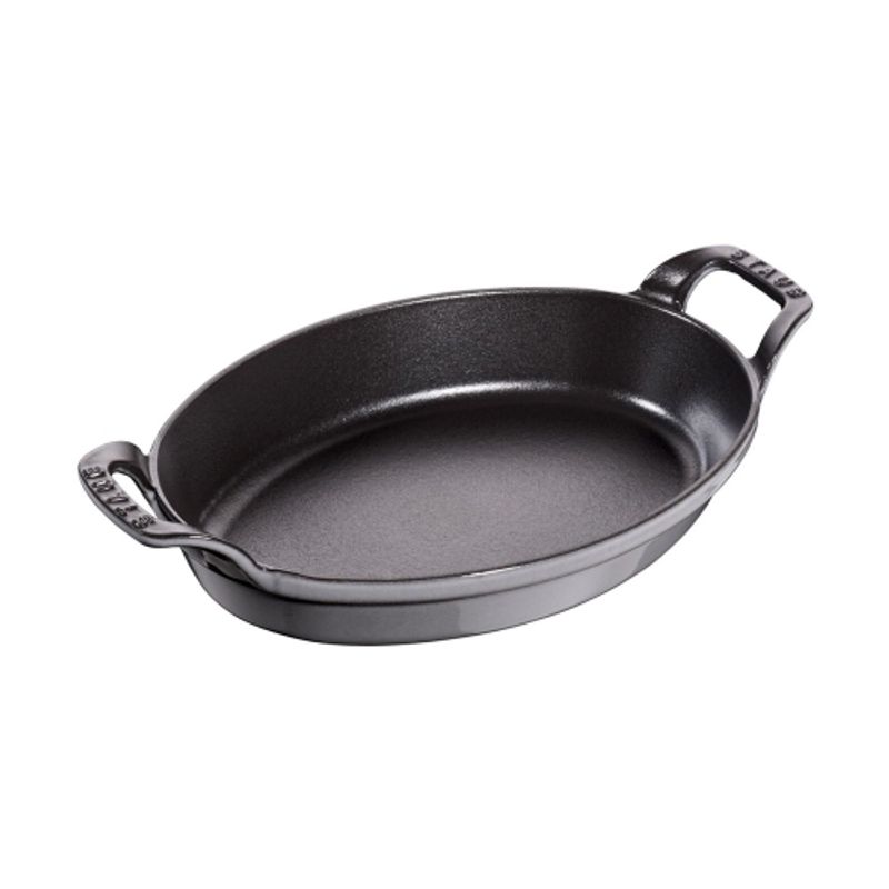Staub Specialty Cast Iron Oven Pan 24cm (Black)